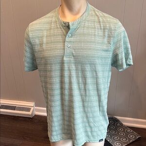 Ben Sherman Men’s Large Green Casual Button Down Shirt Fit